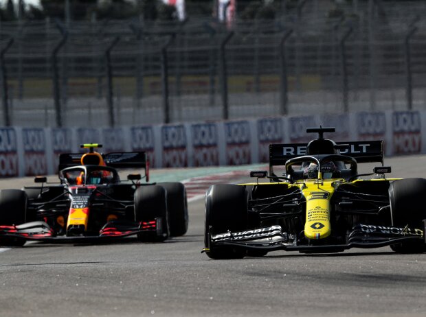 Titel-Bild zur News: Daniel Ricciardo, Alexander Albon