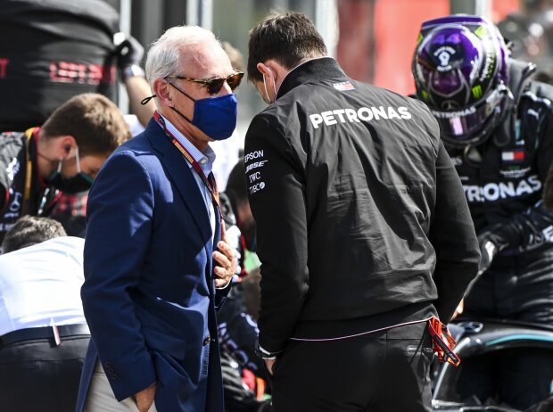 Greg Maffei, Toto Wolff, Lewis Hamilton Greg Maffei, Toto Wolff, Lewis Hamilton