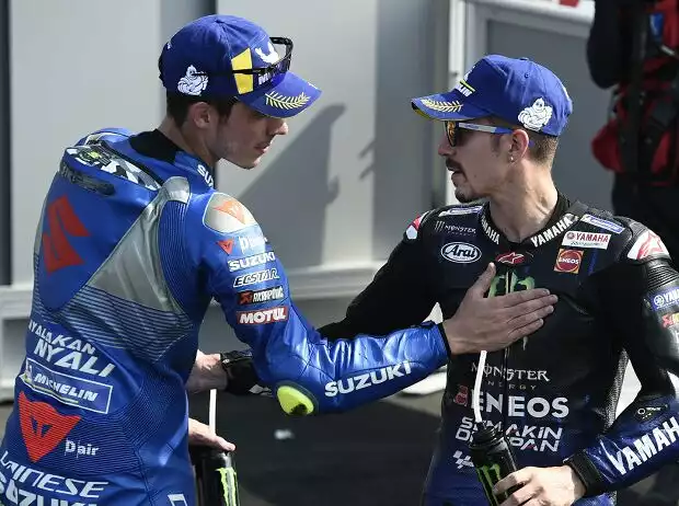 Maverick Vinales, Joan Mir Titel-Bild zur News: Maverick Vinales, Joan Mir