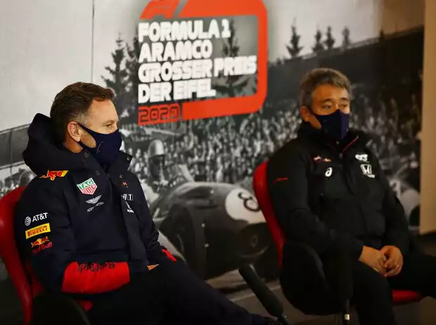 Christian Horner und Masashi Yamamoto Titel-Bild zur News: Christian Horner und Masashi Yamamoto