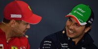 Bild zum Inhalt: Aus F1-Cockpit verdrängt, aber: Kein böses Blut zwischen Perez und Vettel