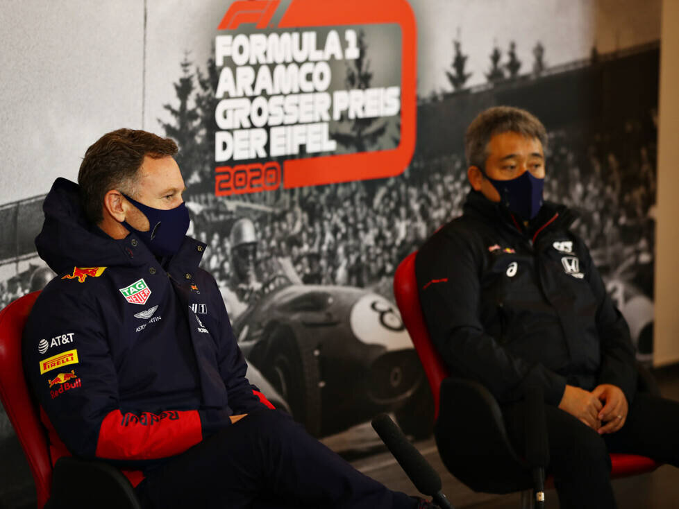 Christian Horner und Masashi Yamamoto