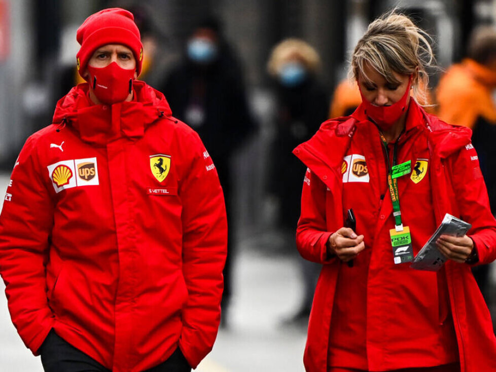 Sebastian Vettel und Britta Roeske