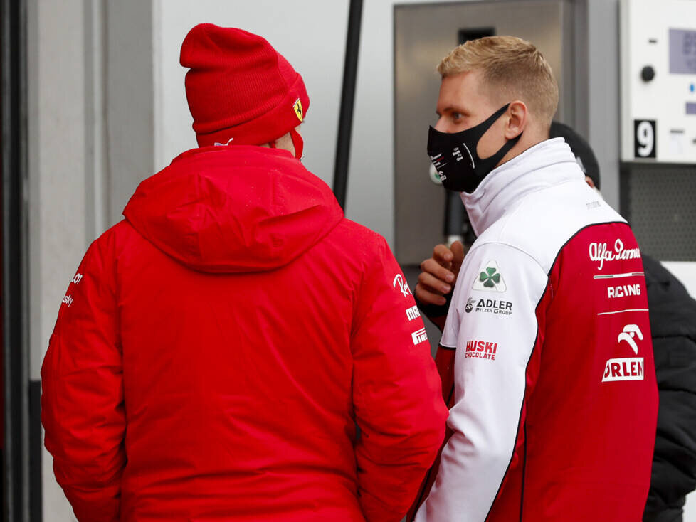 Mick Schumacher, Sebastian Vettel