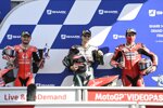 Jack Miller (Pramac), Fabio Quartararo (Petronas) und Danilo Petrucci (Ducati) 