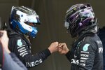 Valtteri Bottas (Mercedes) und Lewis Hamilton (Mercedes) 