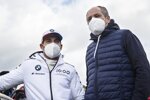 Timo Glock (RMG-BMW) und Gerhard Berger 