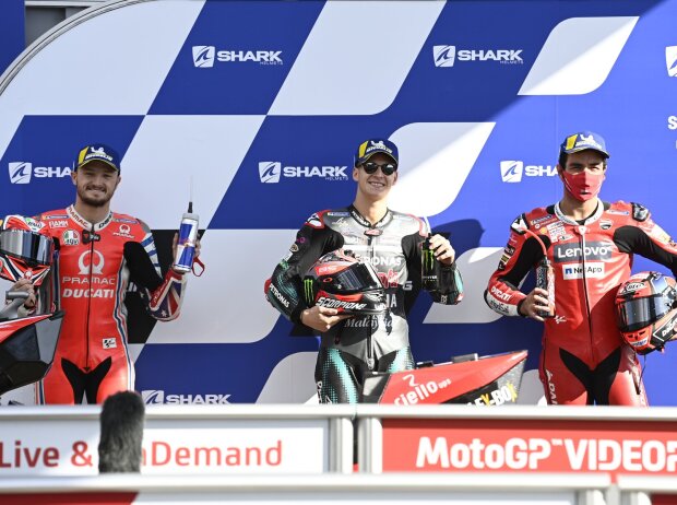 Jack Miller, Fabio Quartararo, Danilo Petrucci