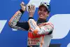 Bild zum Inhalt: Erstes MotoGP-Podium für Alex Marquez nach starker Aufholjagd im Regen