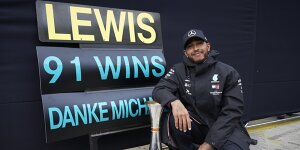 Lewis Hamilton nach 91 Siegen: "Der erste Sieg war der schönste"