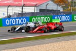 Nicholas Latifi (Williams) und Sebastian Vettel (Ferrari) 