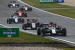 Antonio Giovinazzi (Alfa Romeo), Kevin Magnussen (Haas) und Nicholas Latifi (Williams) 