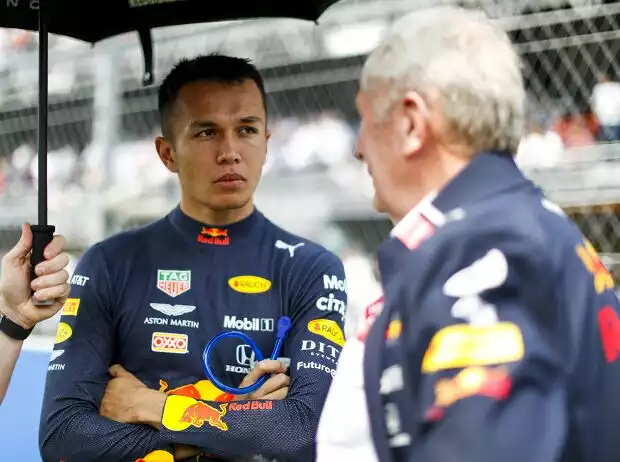 Alexander Albon, Helmut Marko Titel-Bild zur News: Alexander Albon, Helmut Marko