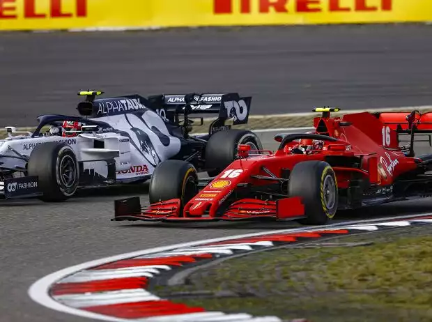 Charles Leclerc, Pierre Gasly Titel-Bild zur News: Charles Leclerc, Pierre Gasly
