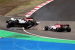 George Russell (Williams) und Kimi Räikkönen (Alfa Romeo) 