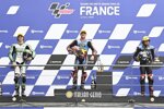 Remy Gardner (SAG), Sam Lowes (Marc VDS) und Marco Bezzecchi (VR46) 