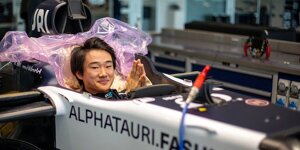 Formel-1-Debüt in Imola: Erster AlphaTauri-Test für Yuki Tsunoda