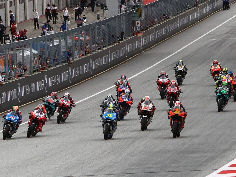 MotoGP Start in Spielberg