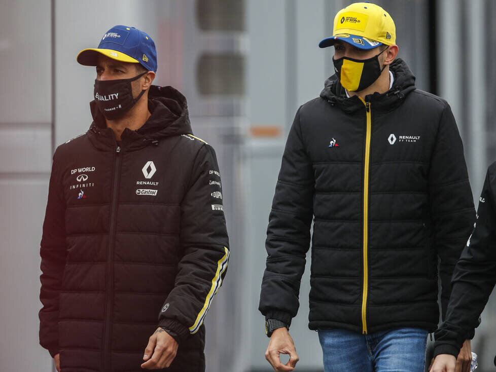 Daniel Ricciardo, Esteban Ocon