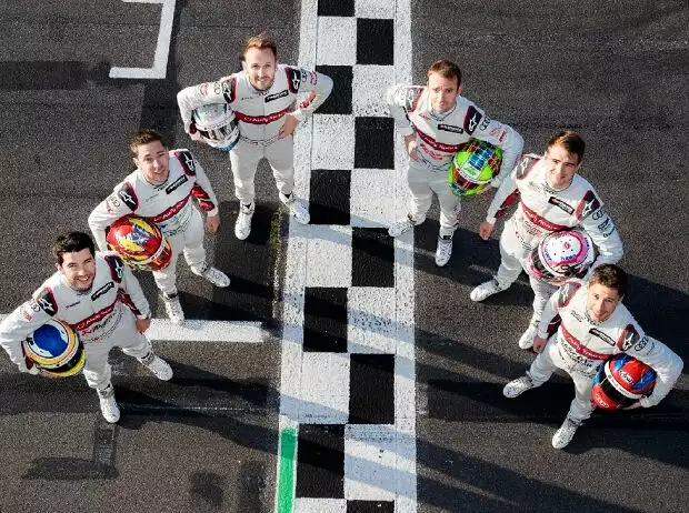 Jamie Green, Loic Duval, Mike Rockenfeller, Nico Müller, Rene Rast, Robin Frijns Titel-Bild zur News: Jamie Green, Loic Duval, Mike Rockenfeller, Nico Müller, Rene Rast, Robin Frijns