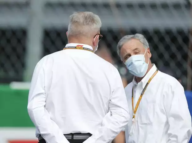 Titel-Bild zur News: Ross Brawn, Chase Carey
