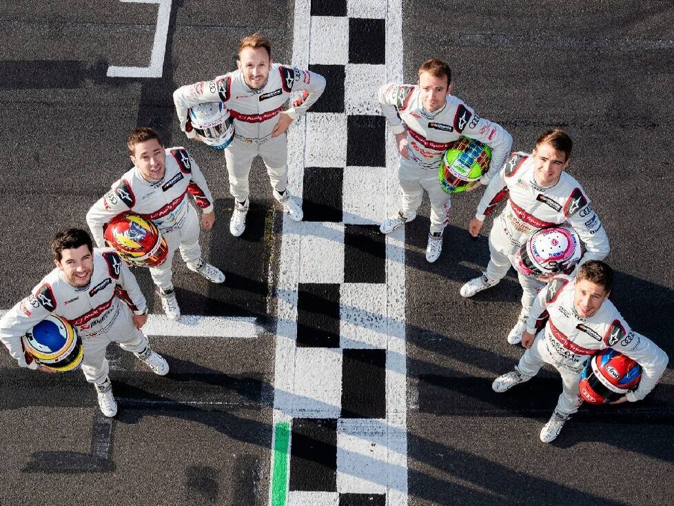 Jamie Green, Loic Duval, Mike Rockenfeller, Nico Müller, Rene Rast, Robin Frijns