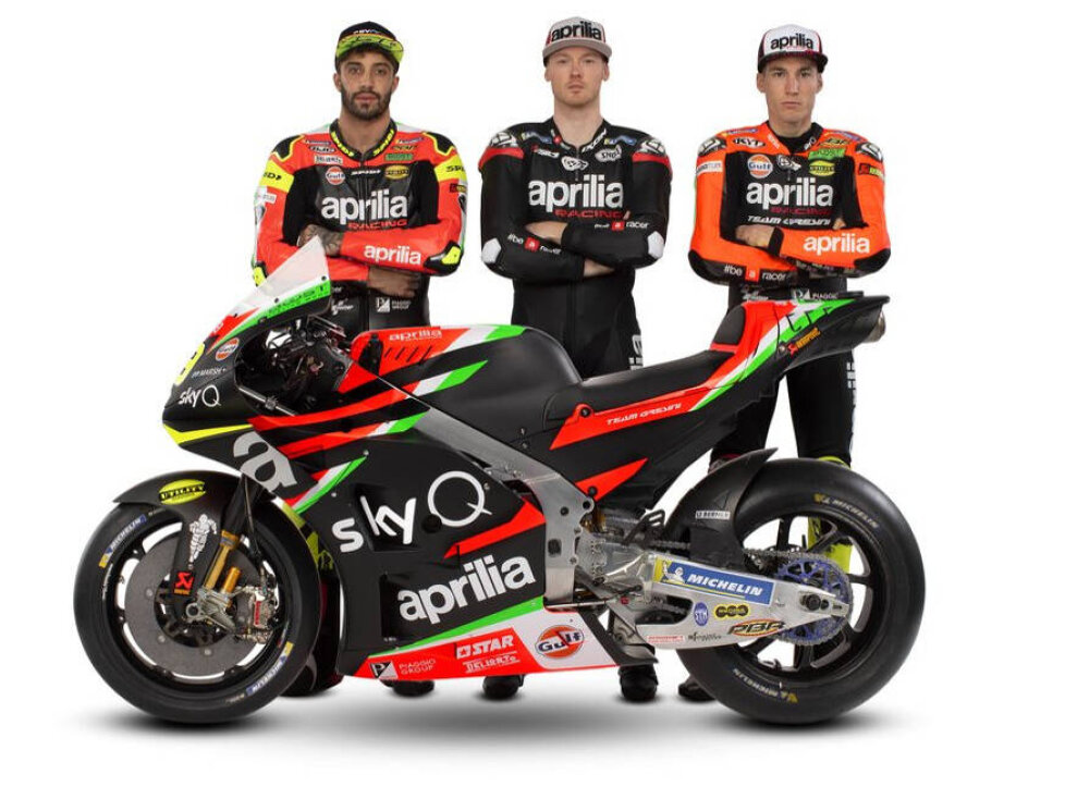 Andrea Iannone, Bradley Smith, Aleix Espargaro