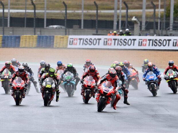 Start zum GP Frankreich 2020 in Le Mans: Jack Miller führt Start zum GP Frankreich 2020 in Le Mans: Jack Miller führt