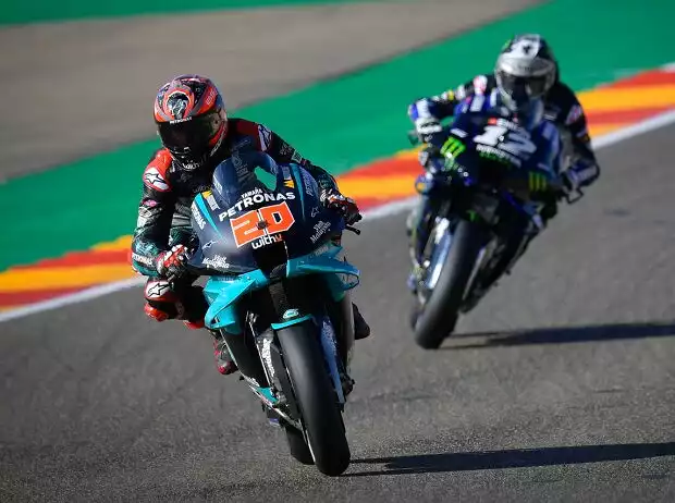 Titel-Bild zur News: Fabio Quartararo, Maverick Vinales