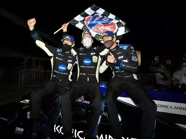 Renger van der Zande, Ryan Briscoe, Scott Dixon Titel-Bild zur News: Renger van der Zande, Ryan Briscoe, Scott Dixon