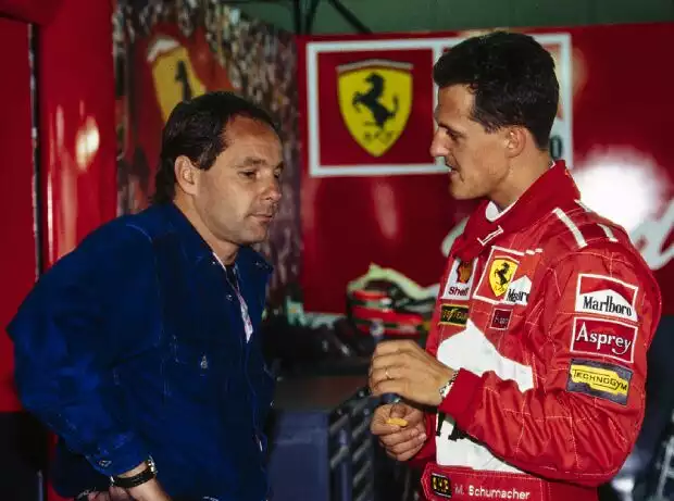 Gerhard Berger, Michael Schumacher Titel-Bild zur News: Gerhard Berger, Michael Schumacher