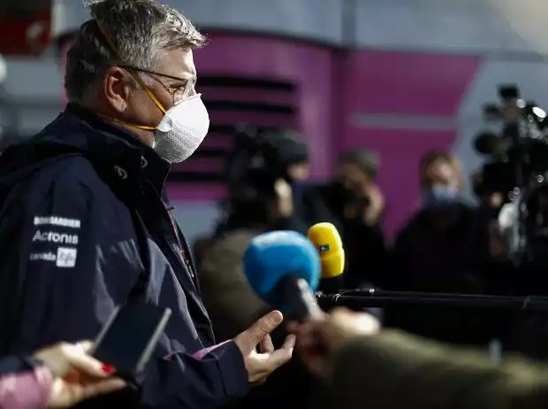 Otmar Szafnauer, Lance Stroll Titel-Bild zur News: Otmar Szafnauer, Lance Stroll
