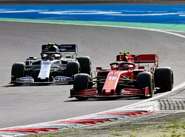 Charles Leclerc, Pierre Gasly Titel-Bild zur News: Charles Leclerc, Pierre Gasly