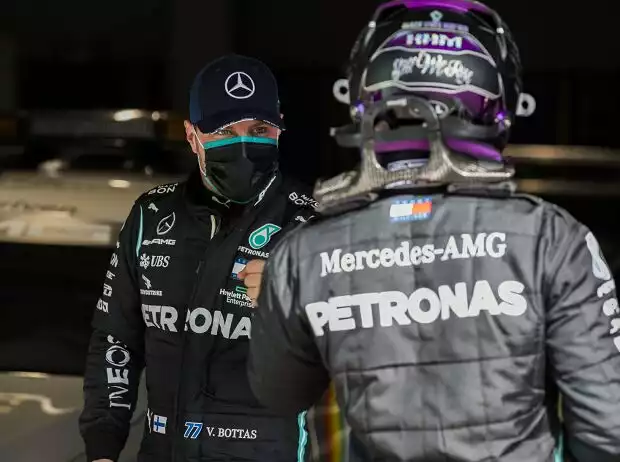 Titel-Bild zur News: Valtteri Bottas, Lewis Hamilton
