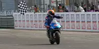 Bild zum Inhalt: Gegen Morbidelli machtlos: Suzuki auf dem Podest, Rins wittert WM-Chance