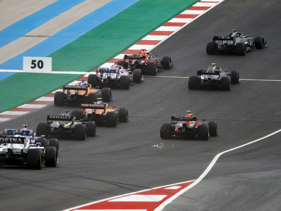 Lewis Hamilton, Max Verstappen, Valtteri Bottas, Charles Leclerc, Sergio Perez