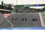 Alexander Albon (Red Bull), Esteban Ocon (Renault) und George Russell (Williams) 