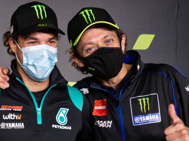 Titel-Bild zur News: Franco Morbidelli, Valentino Rossi
