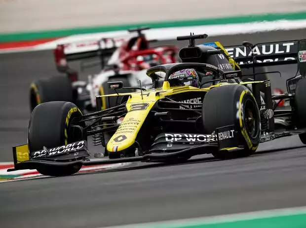 Titel-Bild zur News: Daniel Ricciardo, Kimi Räikkönen
