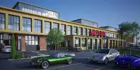 Motorworld München im ehemaligen Bahnausbesserungswerk Freimann