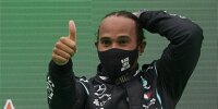 Bild zum Inhalt: Lewis Hamilton: 92. Sieg einer der "ganz, ganz großen" Momente