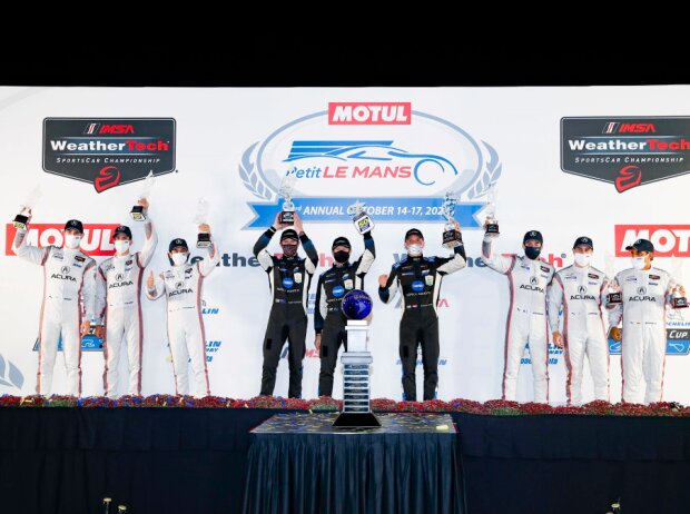 Siegerehrung beim Petit Le Mans 2020 Siegerehrung beim Petit Le Mans 2020