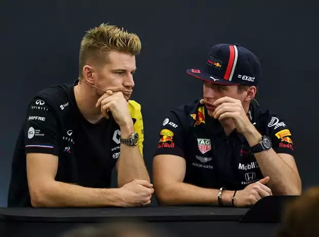 Nico Hülkenberg und Max Verstappen Titel-Bild zur News: Nico Hülkenberg und Max Verstappen