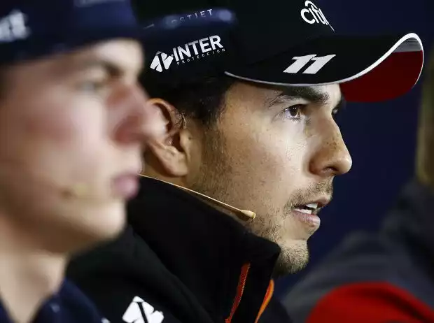 Max Verstappen, Sergio Perez Titel-Bild zur News: Max Verstappen, Sergio Perez