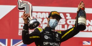 Ricciardo: Sogar Hamilton macht mit beim "Shoey"!