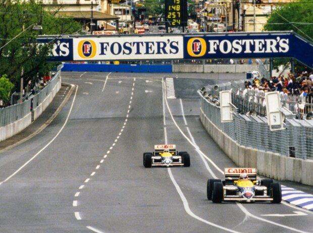 Titel-Bild zur News: Nelson Piquet Jun., Nigel Mansell