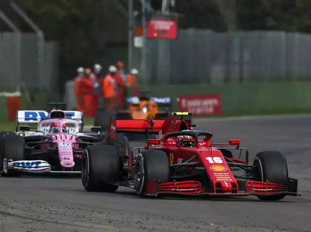 Charles Leclerc, Sergio Perez Titel-Bild zur News: Charles Leclerc, Sergio Perez