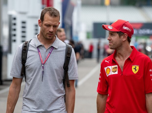 Alexander Wurz, Sebastian Vettel Alexander Wurz, Sebastian Vettel