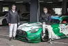 Bild zum Inhalt: Bernd Schneider und Bernd Mayländer mit Innovations-GT3 bei DTM-Finale