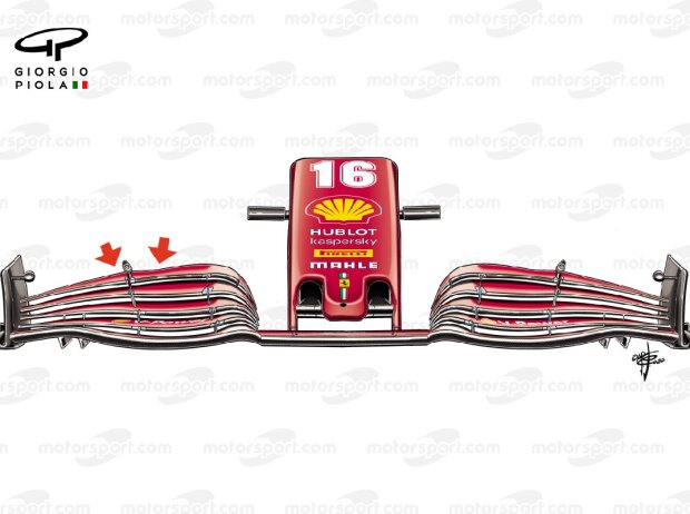 Ferrari-Frontflügel Ferrari-Frontflügel